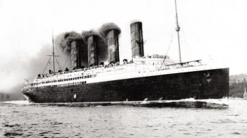 Il Lusitania, transatlantico britannico affondato dai tedeschi nel 1915