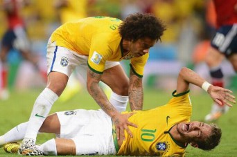 L'infortunio di Neymar.