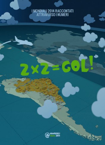2 x 2 = GOL - I Mondiali 2014 raccontati attraverso i numeri